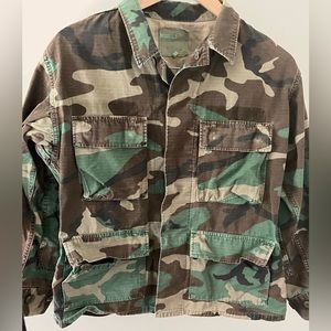 Woodland Camo Army Jacket